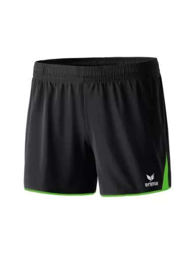 Erima Frauen CLASSIC 5-C Shorts - schwarz/green