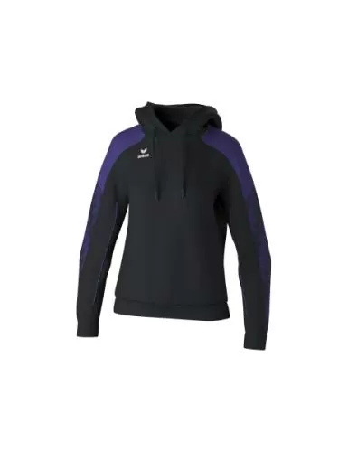 Erima Frauen EVO STAR Kapuzensweat - schwarz/ultra violet
