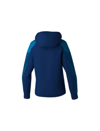 Erima Frauen EVO STAR Kapuzensweat - new navy/mykonos blue