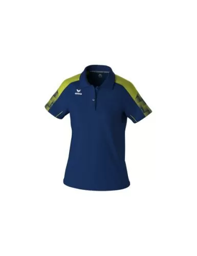 Erima Frauen EVO STAR Poloshirt - new navy/lime