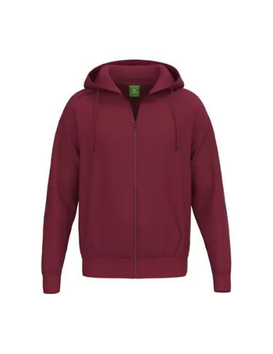 Erima TS Hoody Jacket - new bordeaux