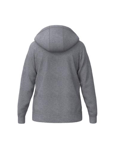 Preview: Erima Frauen TS Hoody Jacket - grau melange