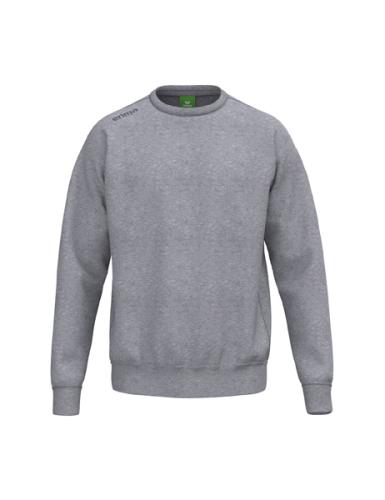 Preview: Erima TS Sweatshirt für Kinder- grau melange