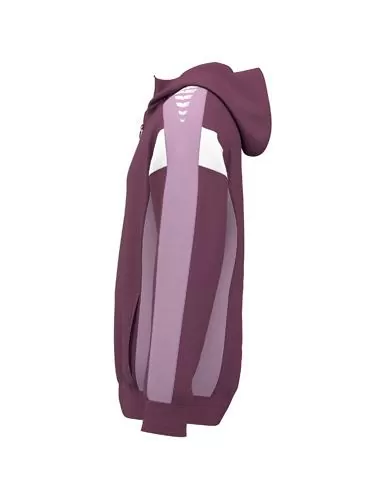 Erima CELEBRATE 125 Training Jacket with hood - burgundy/lavender