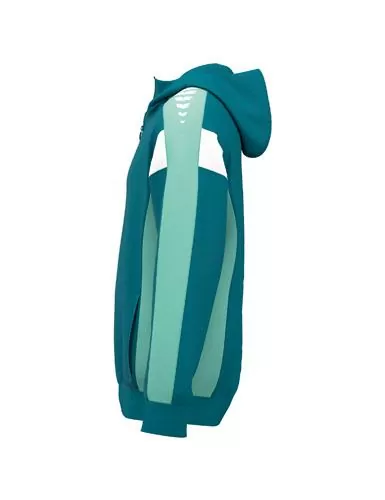 Erima CELEBRATE 125 Training Jacket with hood for Children- tahitian blue/mint