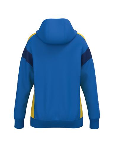 Preview: Erima Frauen CELEBRATE 125 Training Jacket with hood - new royal/gelb