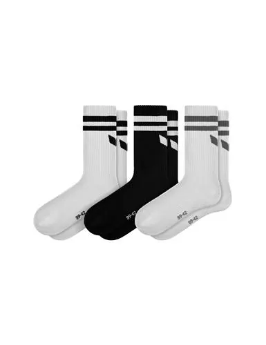 Erima Wings Socks 3pack - white/black