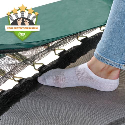 Preview: EXIT Lotus Classic trampoline ø305cm - green
