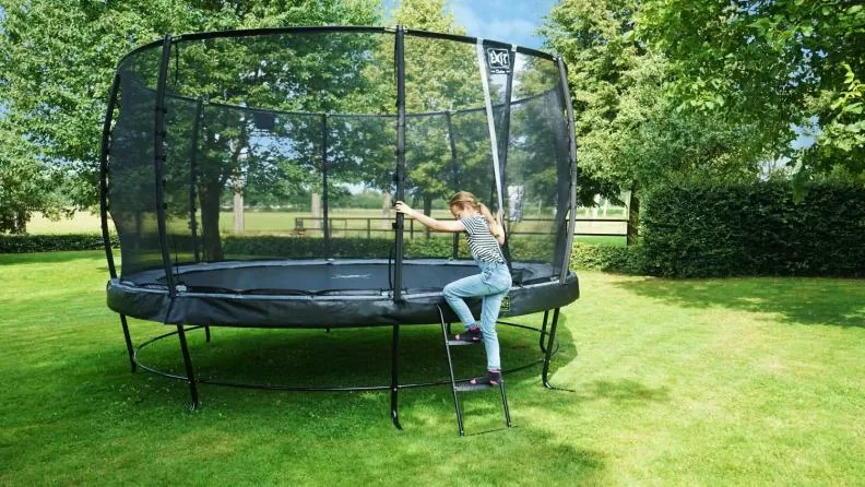 EXIT Trampolin Leiter für Rahmenhöhe von 65-80 cm - 41cm