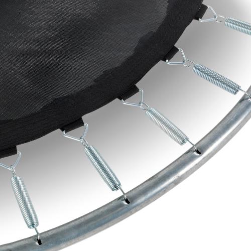 Preview: EXIT Silhouette ground trampoline ø366cm with safety net - green