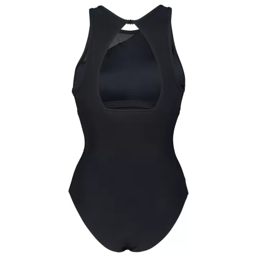 Arena Damen Arena Mesh Angle Swimsuit Vent Back B SCHWARZ