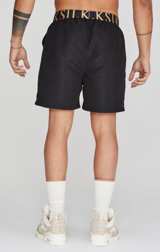 Preview: SikSilk Badehose Swim Shorts - schwarz