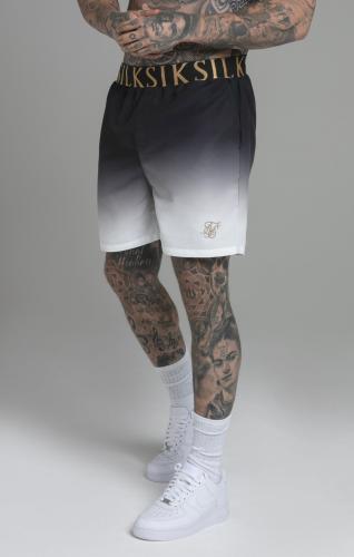 Preview: SikSilk Badehose Fade Swim Shorts - schwarz