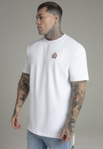 Preview: SikSilk T-Shirt Oversized T-Shirt in White - white