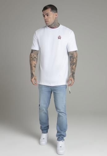 Preview: SikSilk T-Shirt Oversized T-Shirt in White - white