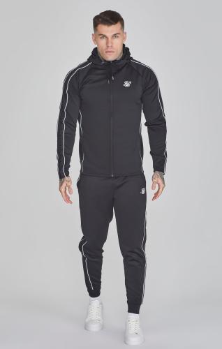 Preview: SikSilk Kleidungsset Hoodie and Joggers Set - schwarz