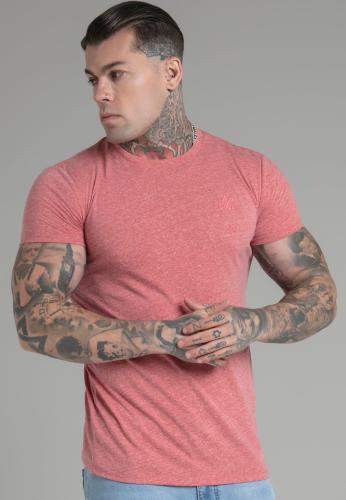 Preview: SikSilk T-Shirt Marl T-Shirt in Orange - orange
