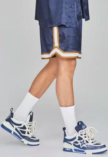 SikSilk Shorts Resort Shorts in Navy - navy