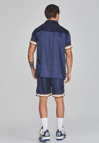 Preview: SikSilk Shorts Resort Shorts in Navy - blau