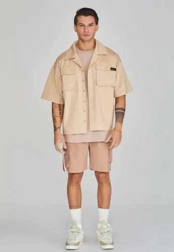 SikSilk Cargoshorts Cargo Shorts - braun