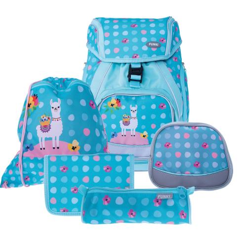 Preview: FUNKI School Backpack Flexy-Bag - 5 pieces - Lama