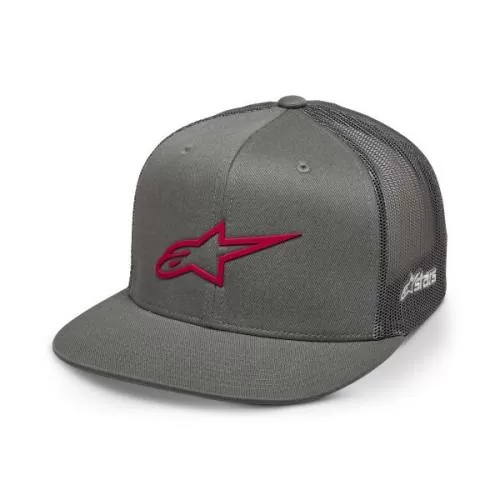 Alpinestars 3D Ageless Trucker Hat - grey red