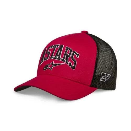Alpinestars Dunker Trucker Hat - red black