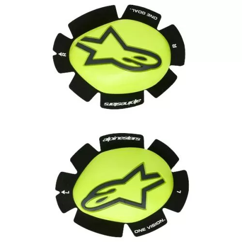 Alpinestars GP Plus Knee Sliders - yellow fluo black