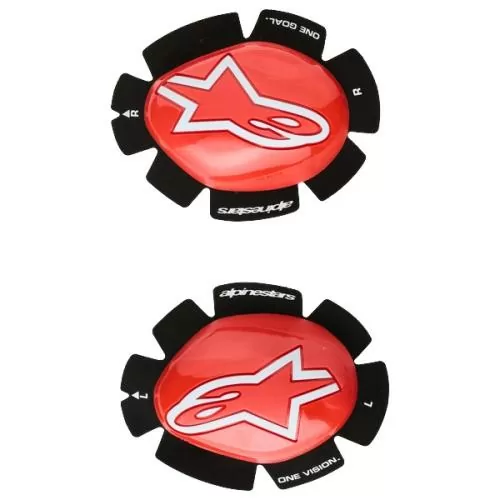 Alpinestars GP Plus Knee Sliders - red white