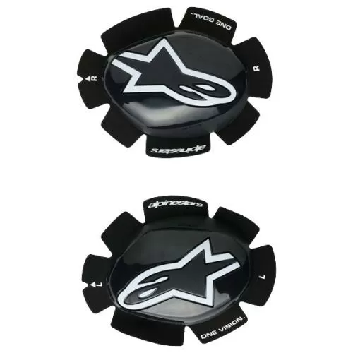 Alpinestars GP Plus Knee Sliders - black white
