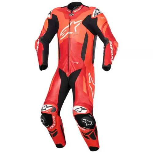 Alpinestars GP Plus V4 Sprint One-piece Leather Suit - red fluo mid red white