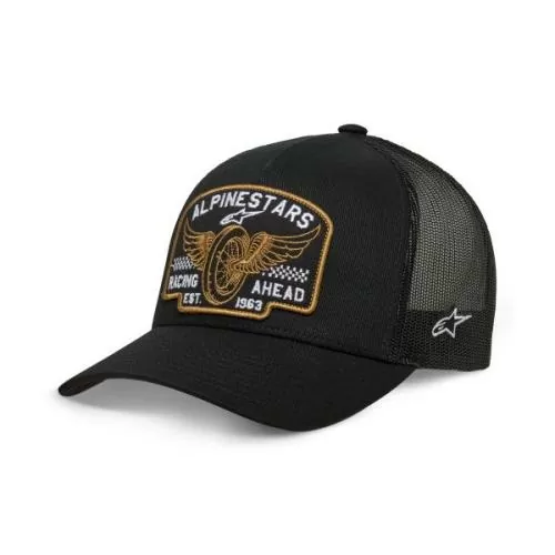 Alpinestars Heritage Patch Trucker Hat - black black