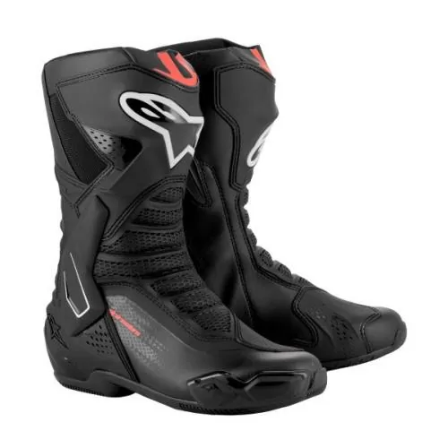 Alpinestars SMX-6 V3 Boots - black red fluo
