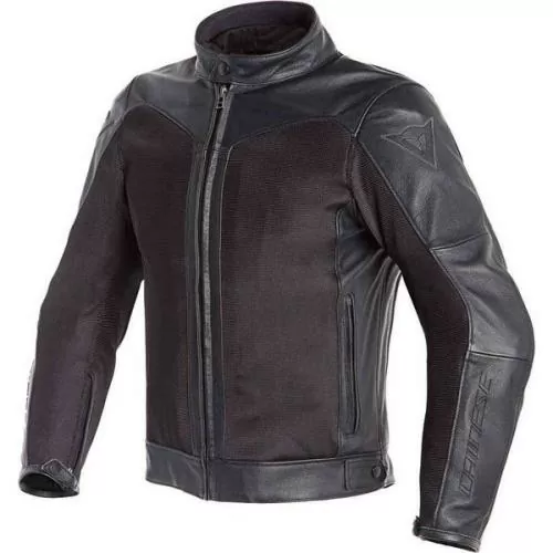 Dainese Corbin D-Dry Leather Jacket - black/black