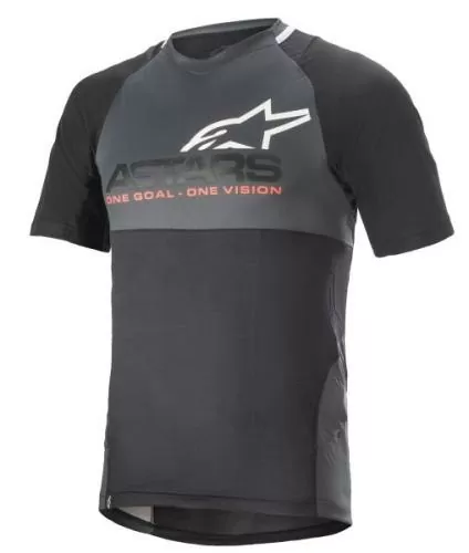 Alpinestars Drop 8.0 Short Sleeve Jersey - black coral