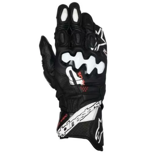 Alpinestars GP Plus R V3 Leather Gloves - black white