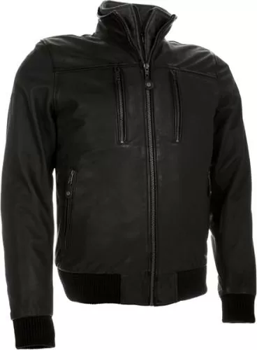 Richa Lockheed Leather Jacket - matt schwarz