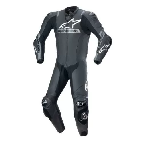 Alpinestars Missile V2 Ward One-piece Leather Suit - black metallic gray