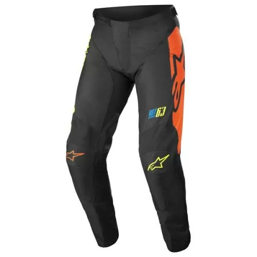 Alpinestars Racer Compass MX Pants - black yellow fluo coral