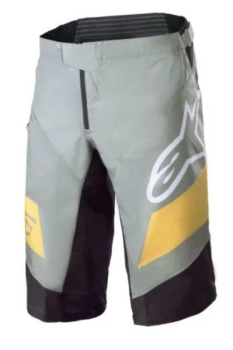 Alpinestars Racer Shorts - green steel sulphur yellow