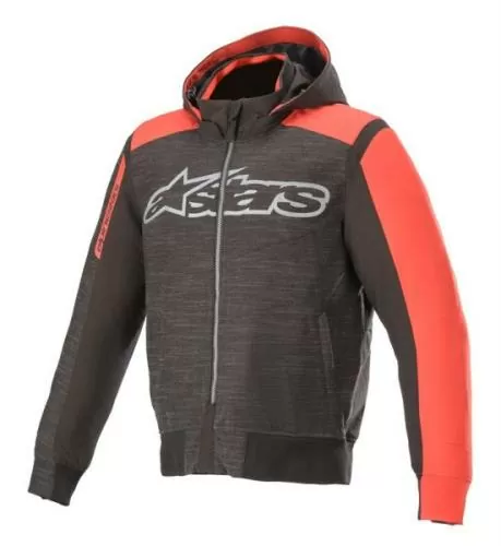 Alpinestars Rhod Windstopper Hoodie - black bright red
