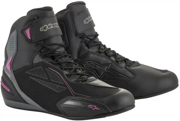 Alpinestars Stella Faster-3 Drystar® Shoes - black dark grey fuchsia