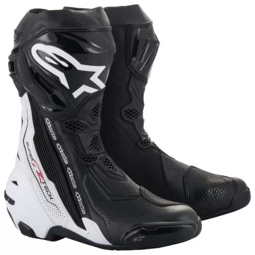 Alpinestars Supertech R Vented Boots - black white
