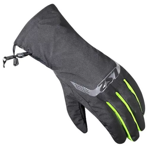 LS2 Thermorain Gloves - black h-v yellow
