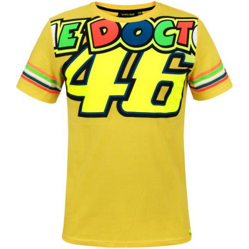 VR46 VR46 T-Shirt Stripes 305201 - gelb