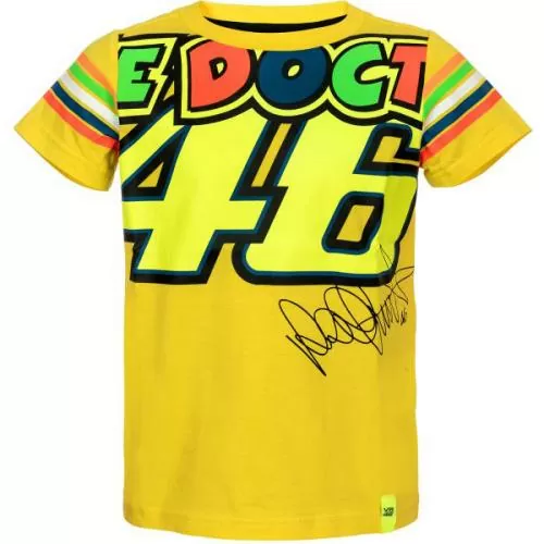 VR46 VR46 T-Shirt Strips 307901 - gelb