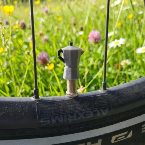 Preview: Kleino Ventildeckel: Koffein König - Presta