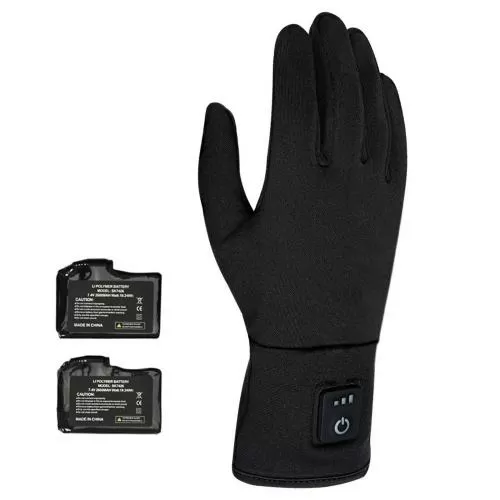 WohligWarm Heated Finger Gloves with Battery – Light - S