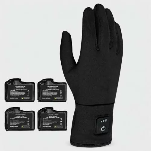 WohligWarm Heated Finger Gloves with Battery – Light + 2 Extra Batteries