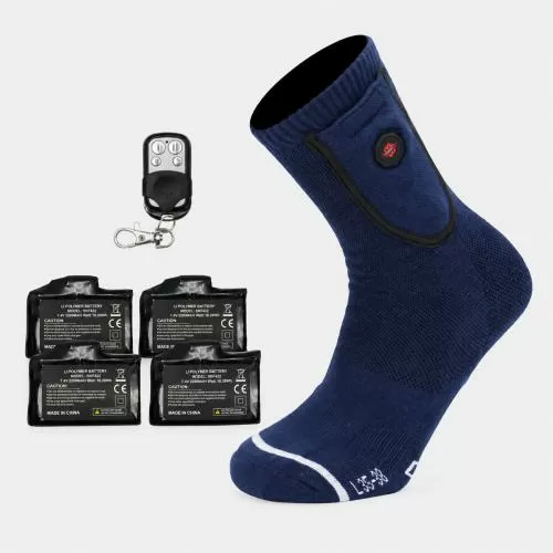 WohligWarm Heated Socks with Battery – Short + 2 Extra Batteries